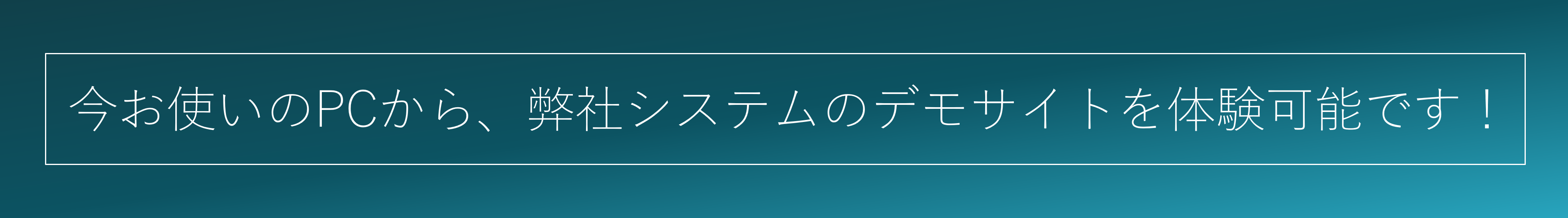 今お使いのパソコンから、弊社システムのデモサイトを体験可能です。